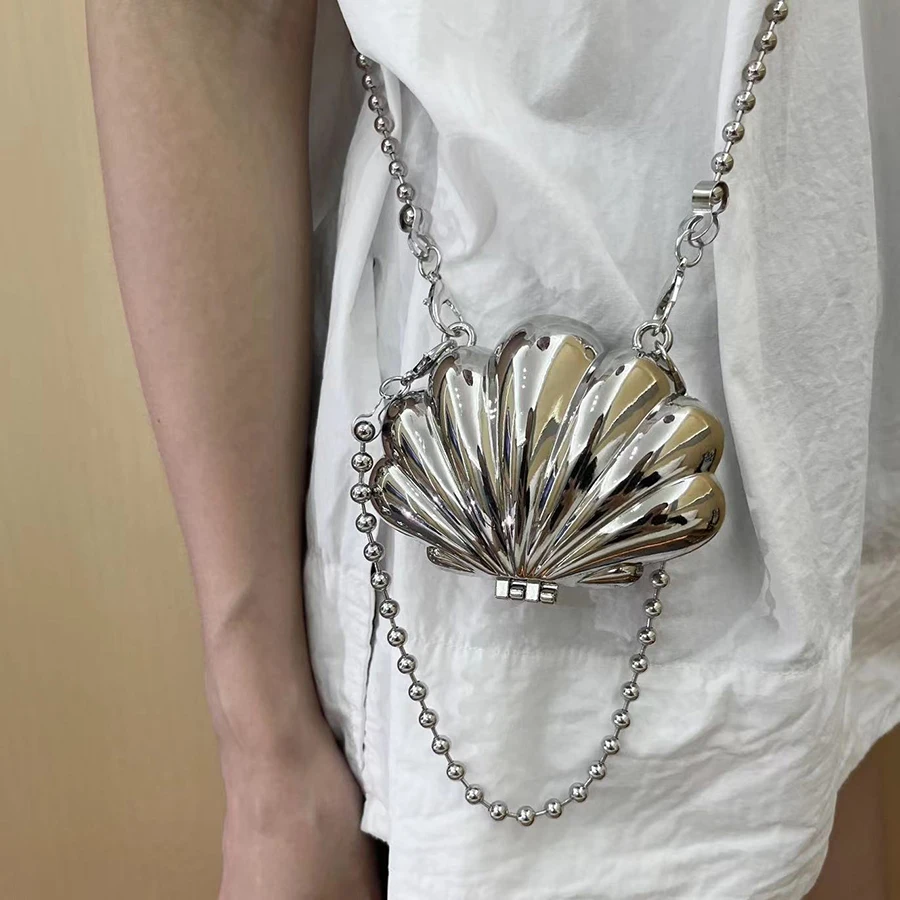 Women Accessories Photos - ใหม่2024กระเป๋าลิปสติกจิ๋วโลหะสำหรับผู้หญิงกระเป๋าสะพายไหล่ที่มีคุณภาพสูงกระเป๋าใส่ดอกไม้แฟชั่นสำหรับผู้หญิง