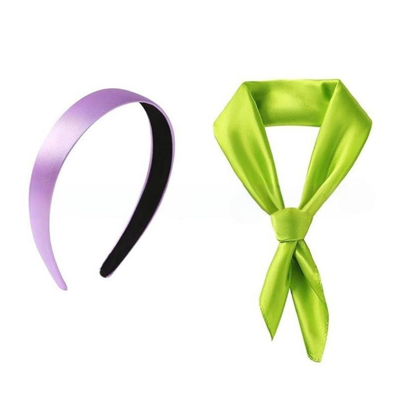 Women'S Accessories In The 1950S - ชุดอุปกรณ์เสริม N0PE ปี 1950 ประกอบด้วยผ้าพันคอและที่คาดผมสำหรับเด็กผู้หญิงแต่งตัวฮาโลวีน