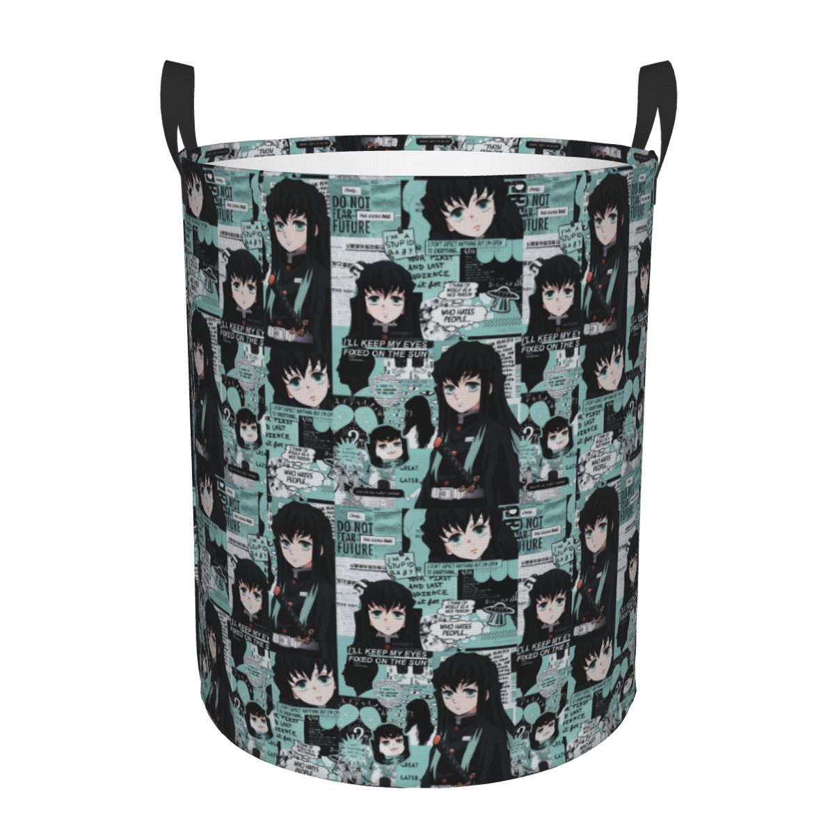 Women Accessories Hamper - ตะกร้าใส่ผ้า Demon Slayer Muichiro Tokito Collage