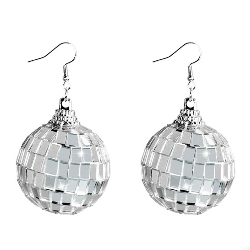 Women'S Accessories In The 70S - A52E Vintage Dangle ต่างหู Disco Ball