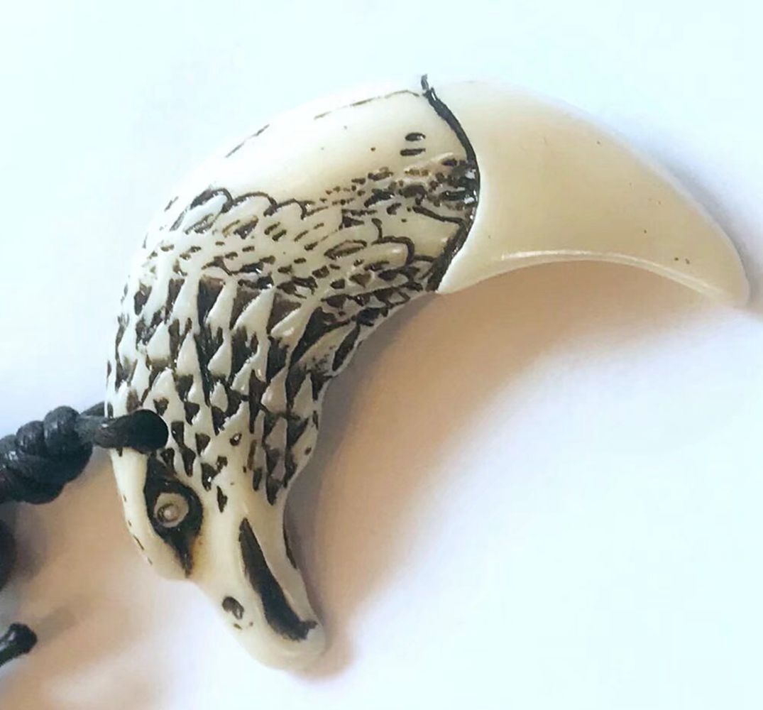 Women'S Eagles Accessories - 12 ชิ้นเรซิ่นสีขาวปีศาจ Eagle Totem จี้สร้อยคอ Vintage