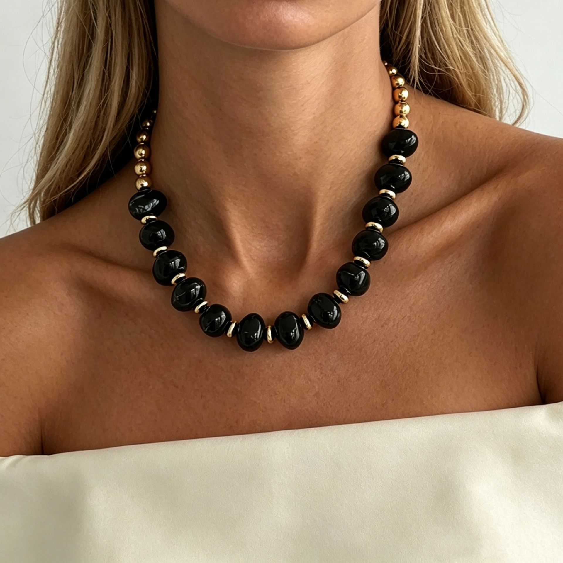 Women Accessories Temu - เครื่องประดับแฟชั่น สร้อยคอลูกปัดเรซินทรงกลม ตกแต่งด้วยลูกปัด Xiyin TEMU สร้อยคออเนกประสงค์แบบปรับแต่งได้