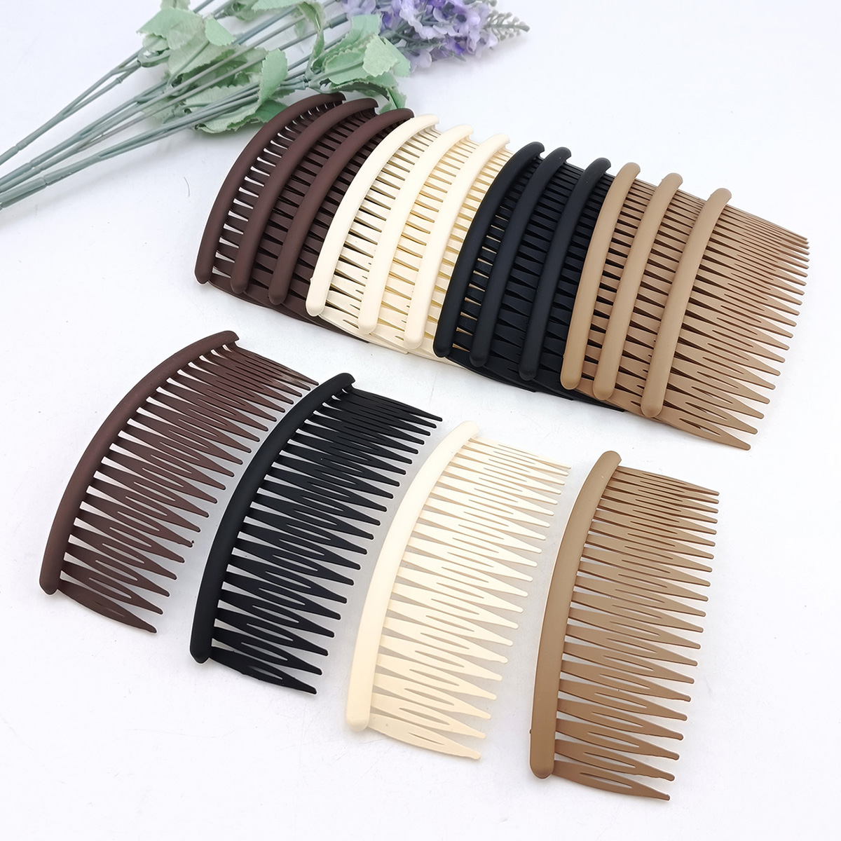 Women Accessories Aesthetic - 1/12 PCS ผู้หญิงหวีผมขนาดใหญ่ Hairpin Bangs การจัดคงที่ผมหักแถบคาดศีรษะกลับหัวหวีอุปกรณ์เสริมผม
