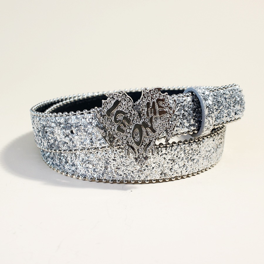 เข็มขัดแฟชั่นผู้หญิงประดับเพชร - Women'S Jeans Accessories Chain บทวิจารณ์และราคา