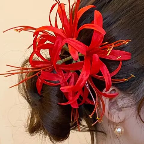 กิ๊บติดผมบรรยากาศริมทะเลลายดอก - Women Accessories Photos บทวิจารณ์และราคา