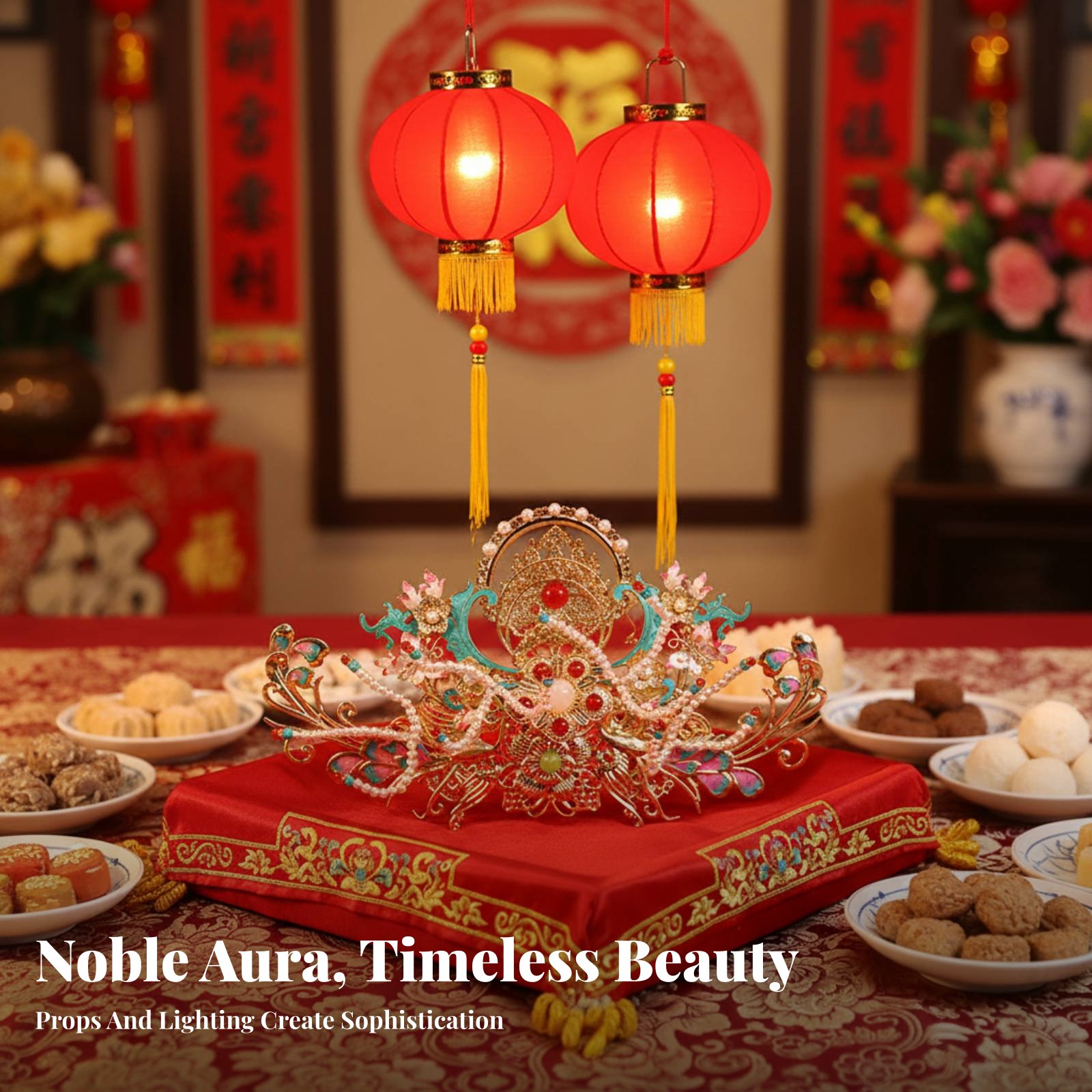 มงกุฎผมแบบจีนโบราณ สวยงามดุจเท - Women Accessories Aesthetic บทวิจารณ์และราคา