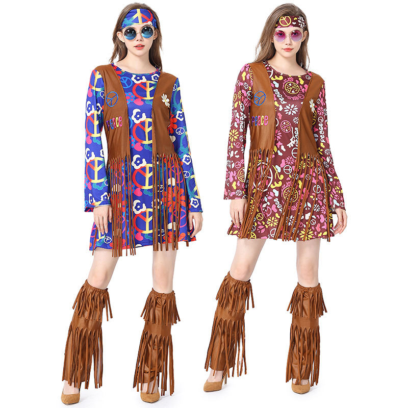 ฮาโลวีนดิสโก้ชุด 70s 60s Hippi - Women'S Accessories In The 70S บทวิจารณ์และราคา