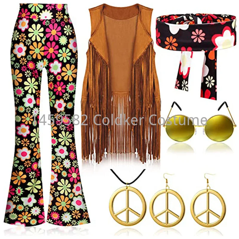 ชุดฮิปปี้สำหรับผู้หญิง ชุดปาร์ - Women'S Accessories In The 70S บทวิจารณ์และราคา