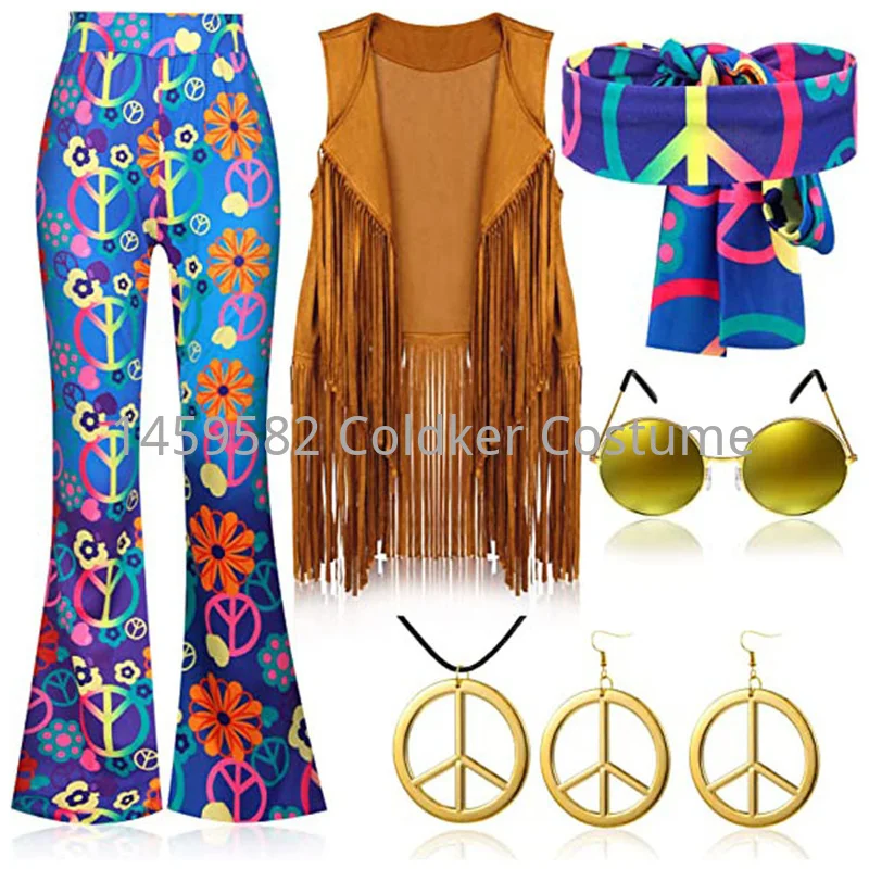 ชุดฮิปปี้สำหรับผู้หญิง ชุดปาร์ - Women'S Accessories In The 70S บทวิจารณ์และราคา