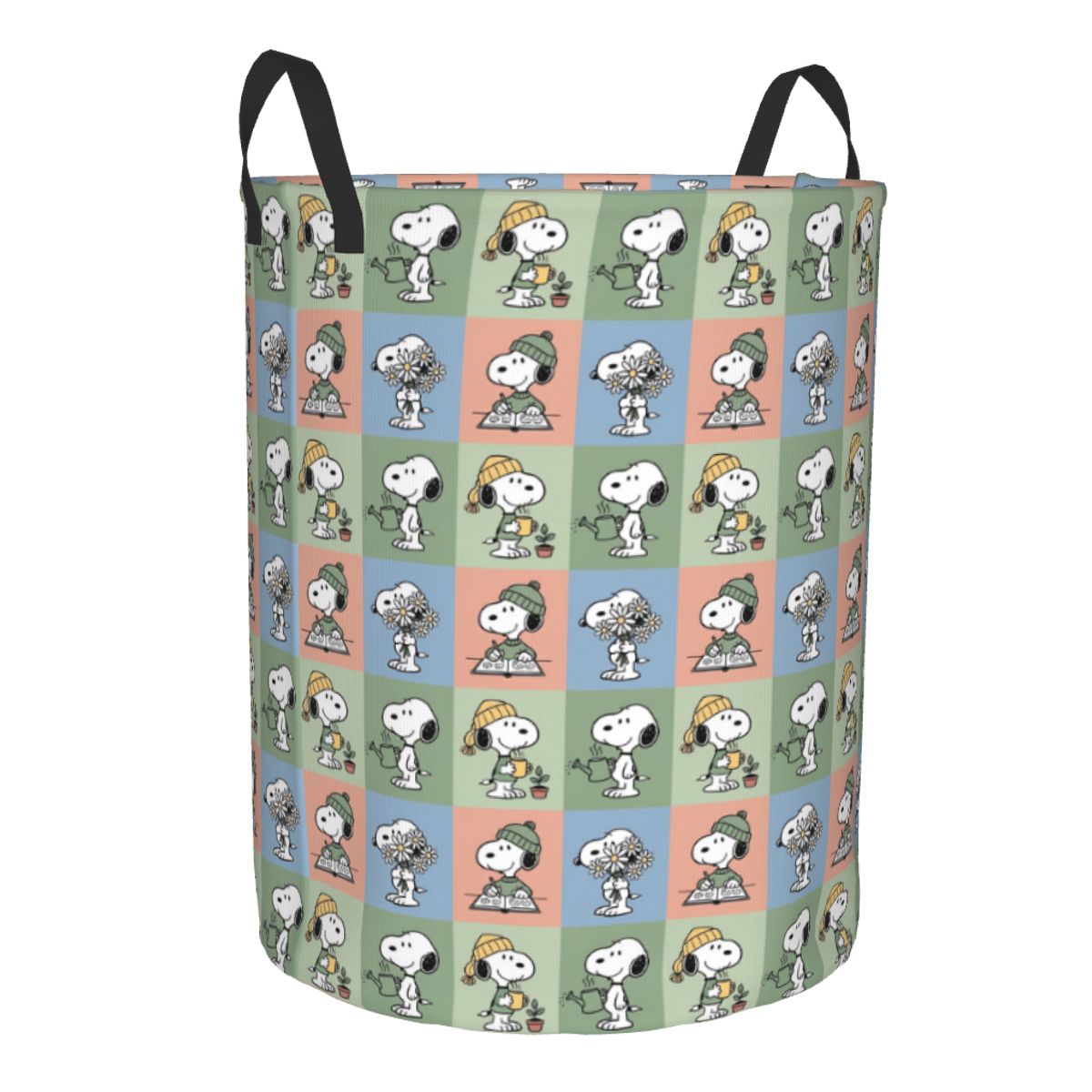 S-Snoopy ตะกร้าใส่ผ้าลายตารางห - Women Accessories Hamper บทวิจารณ์และราคา
