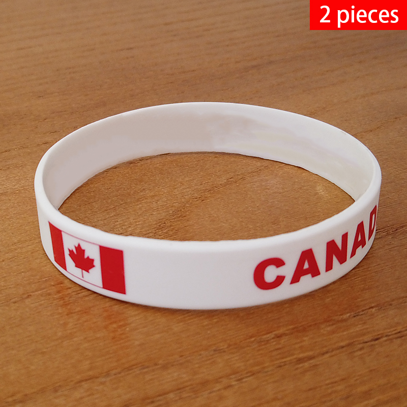 2ชิ้นสายรัดข้อมือธงชาติแคนาดาส - Women'S Accessories Canada บทวิจารณ์และราคา