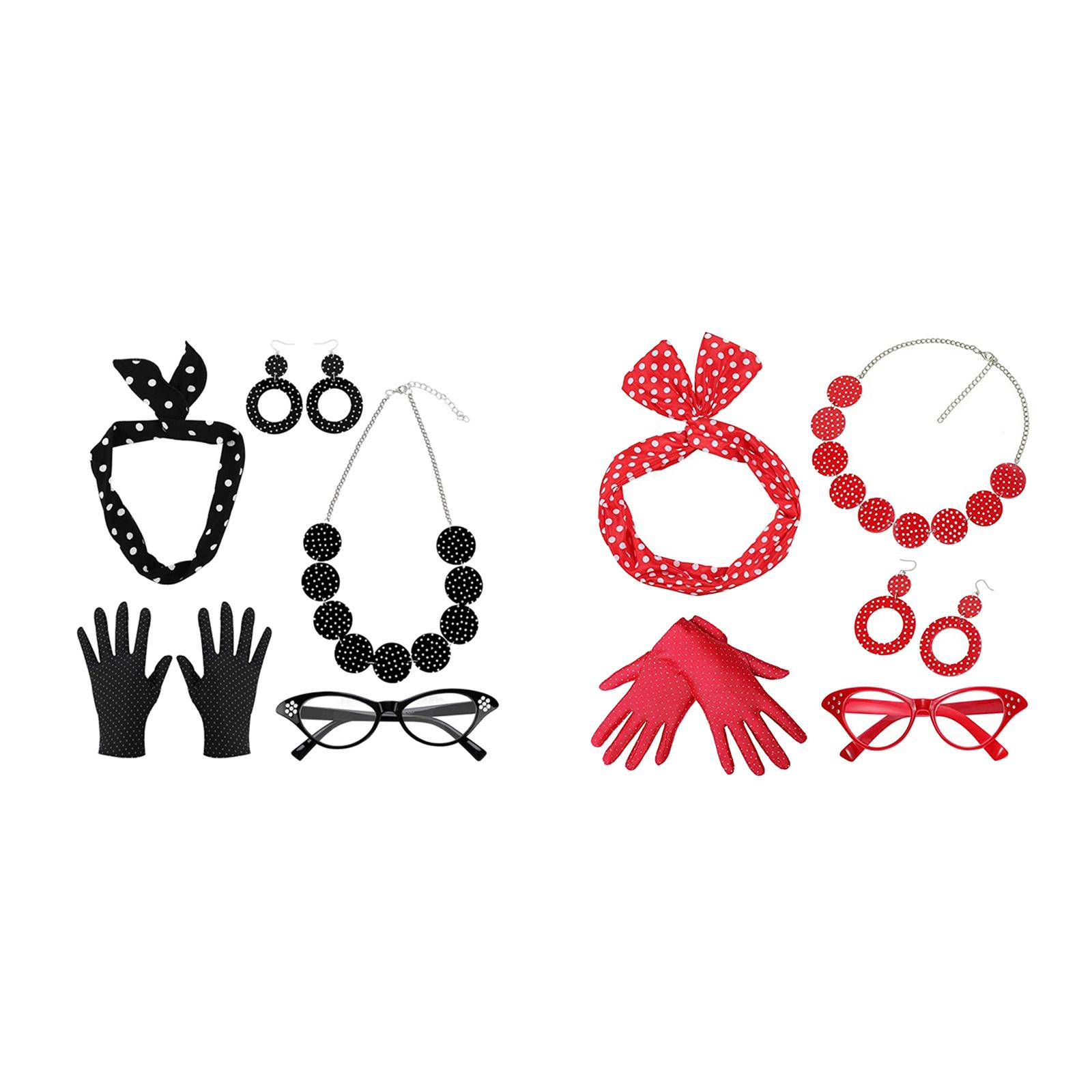 ชุดคอสตูมผู้หญิงยุค 50 จำนวน 5 - Women'S Accessories In The 1950S บทวิจารณ์และราคา