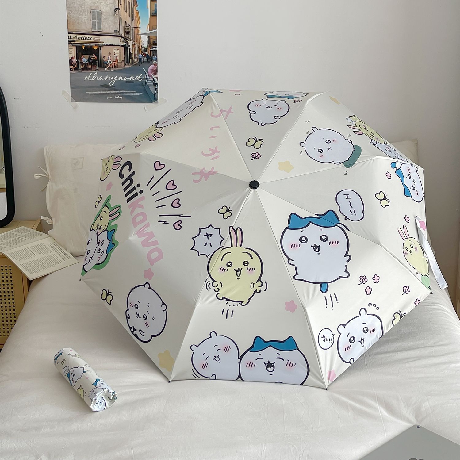 ร่มพับลายการ์ตูน Chiikawa Hach - Women'S Accessories Flannels บทวิจารณ์และราคา