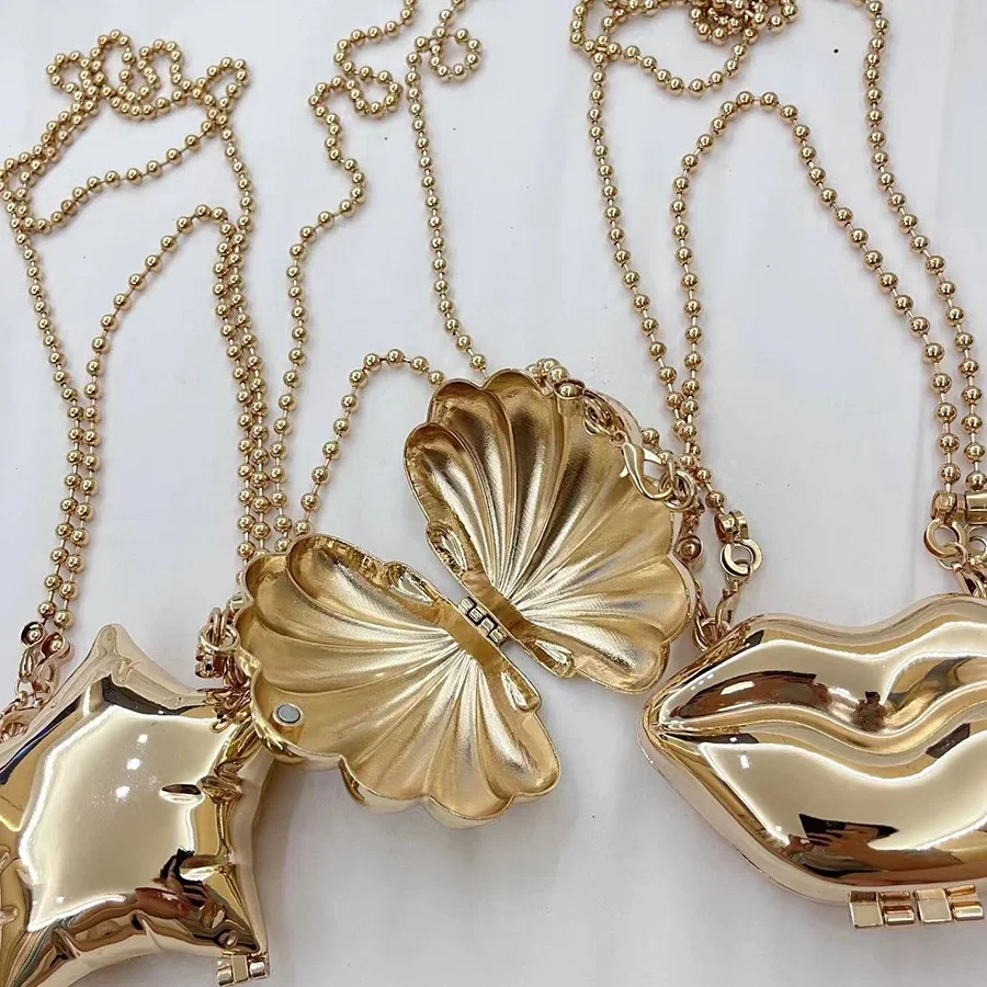 ใหม่2024กระเป๋าลิปสติกจิ๋วโลหะ - Women Accessories Photos บทวิจารณ์และราคา