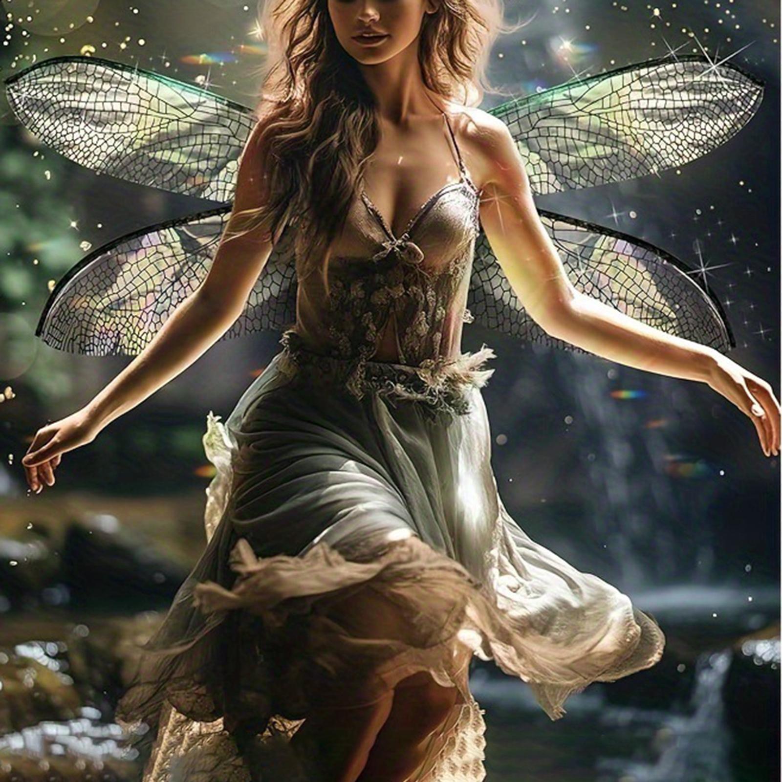 Fairy Dragonfly ปีกสําหรับเด็ก - Women Accessories Photos บทวิจารณ์และราคา