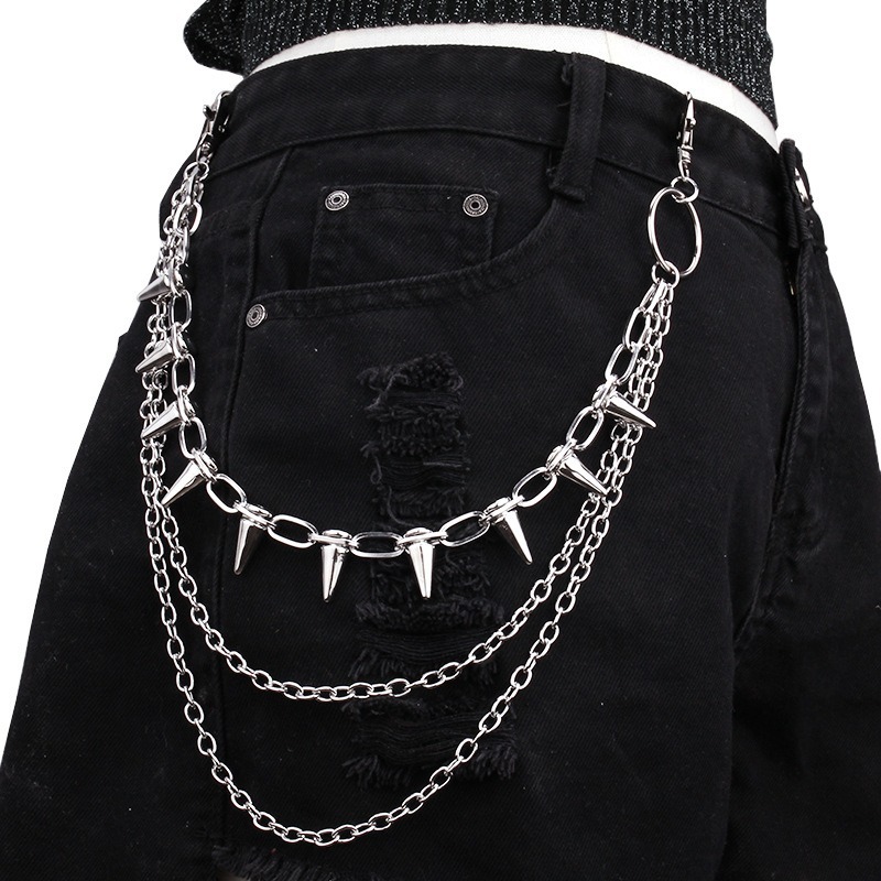 โซ่คาดเอวสไตล์ฮิปฮอป พังก์ร็อก - Wallet Chain Bag บทวิจารณ์และราคา