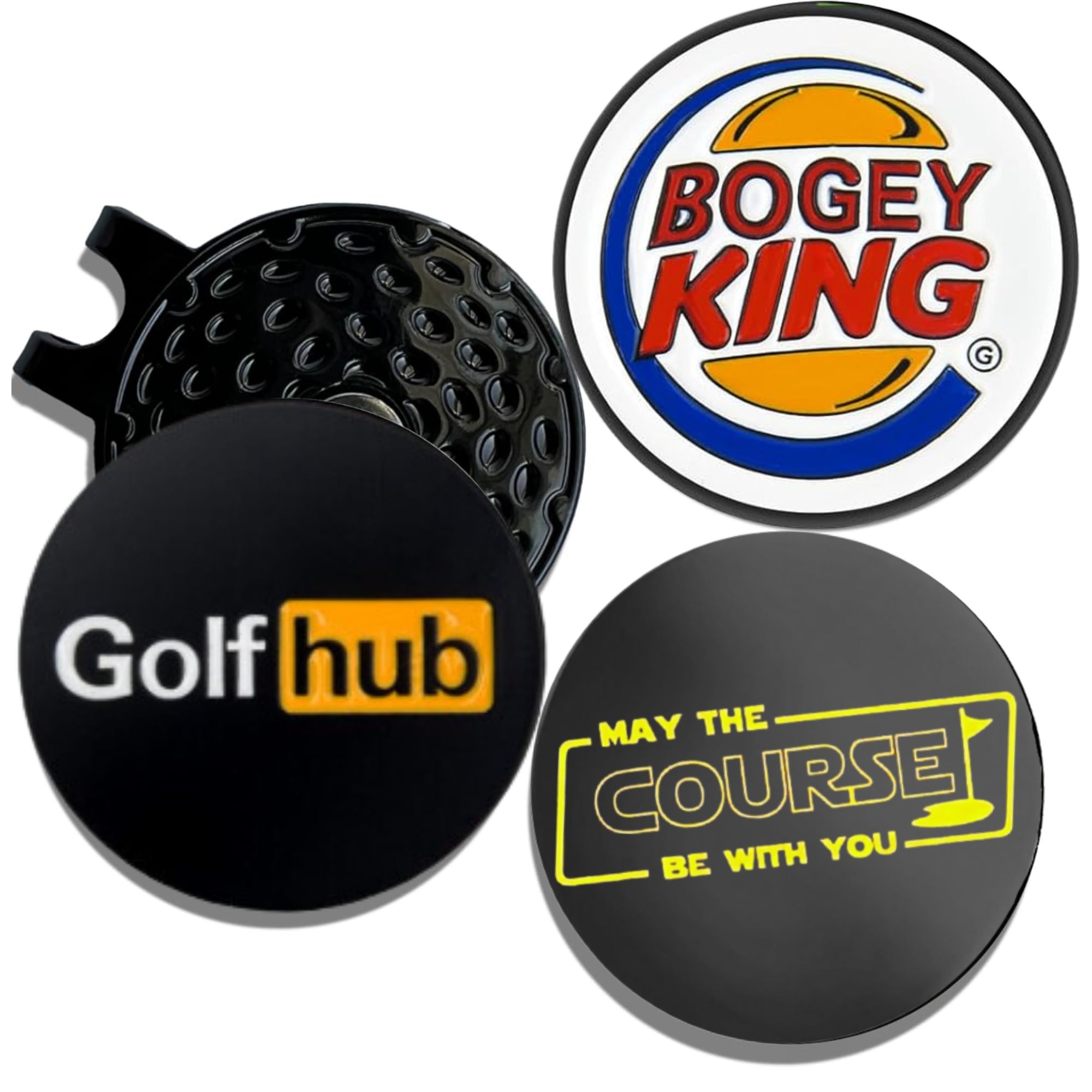 ที่หนีบหมวกแม่เหล็กแบบตลก 3 ชิ - Women'S Golf Accessories บทวิจารณ์และราคา