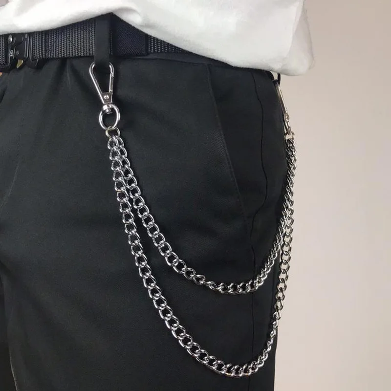 พวงกุญแจแบบคาดเอวกระเป๋าสตางค์ - Women'S Jeans Accessories Chain บทวิจารณ์และราคา