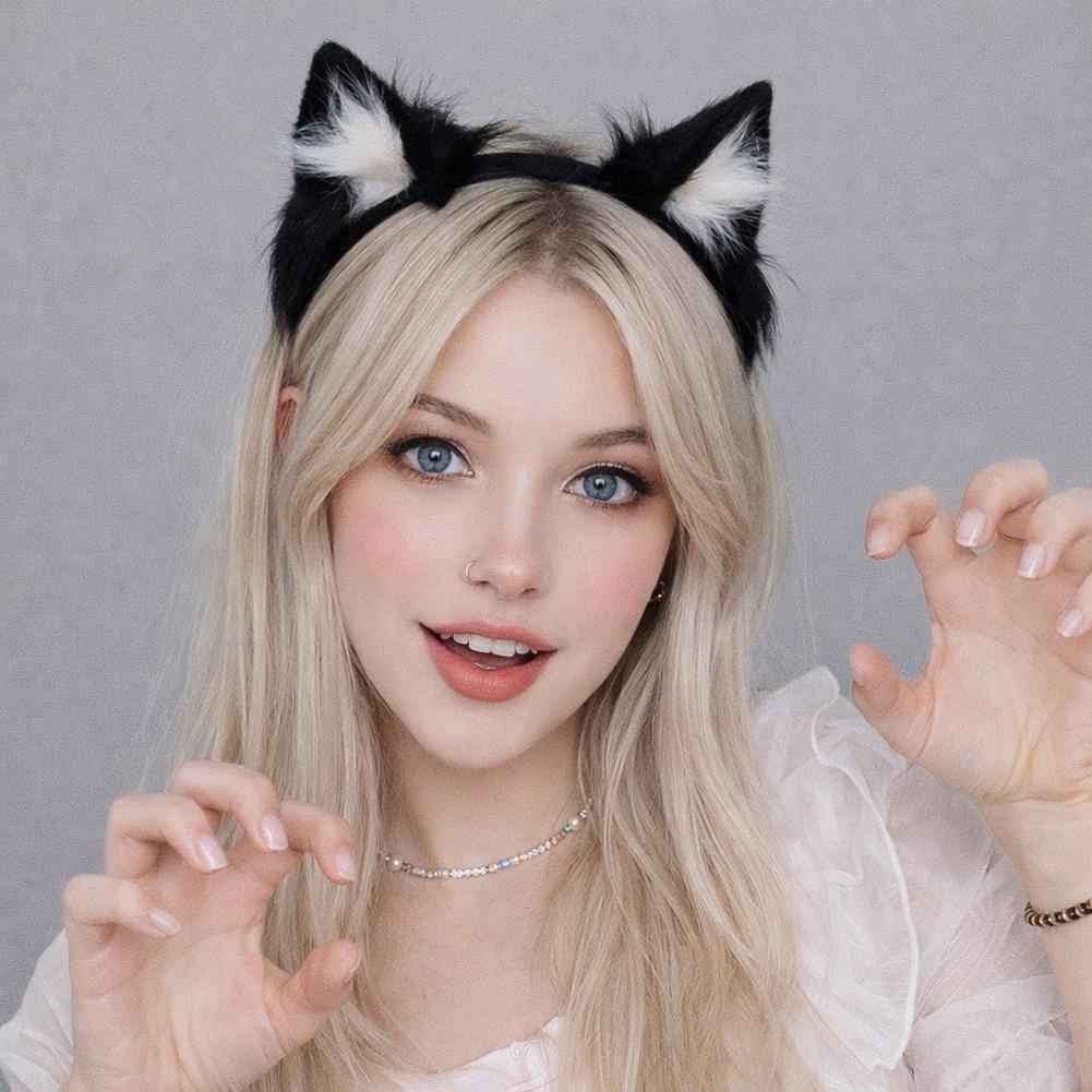 ที่คาดผมคอสเพลย์หูแมวขนนุ่ม ที - Women Accessories Photos บทวิจารณ์และราคา