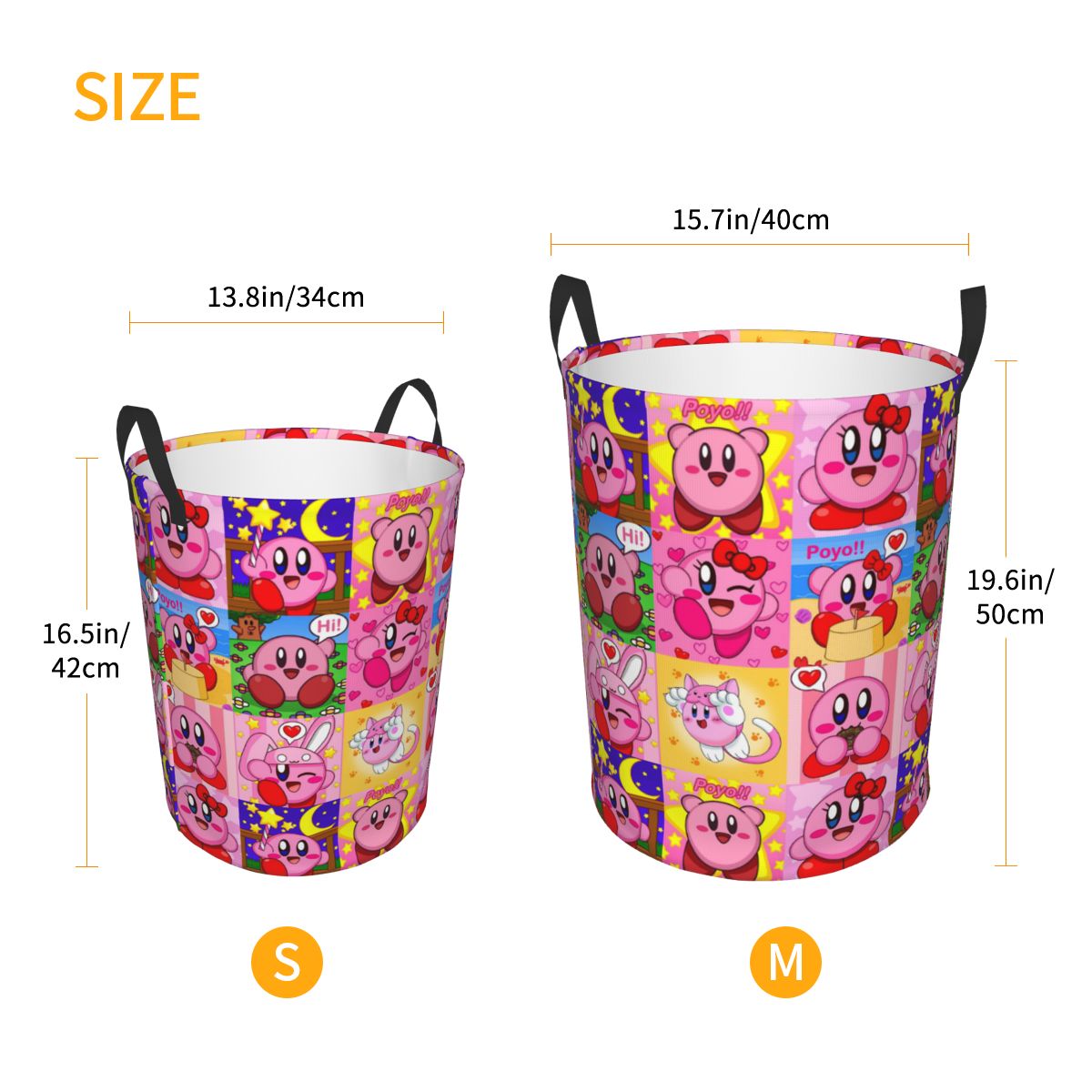 K-Kirbys Anime Laundry Hamper  - Women Accessories Hamper บทวิจารณ์และราคา